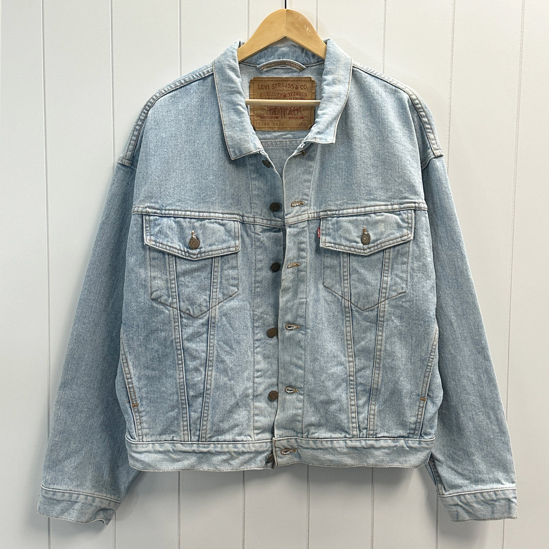 Levi's Vintage 90s Trucker Jean Jacket - 70598 4834 USA - Medium