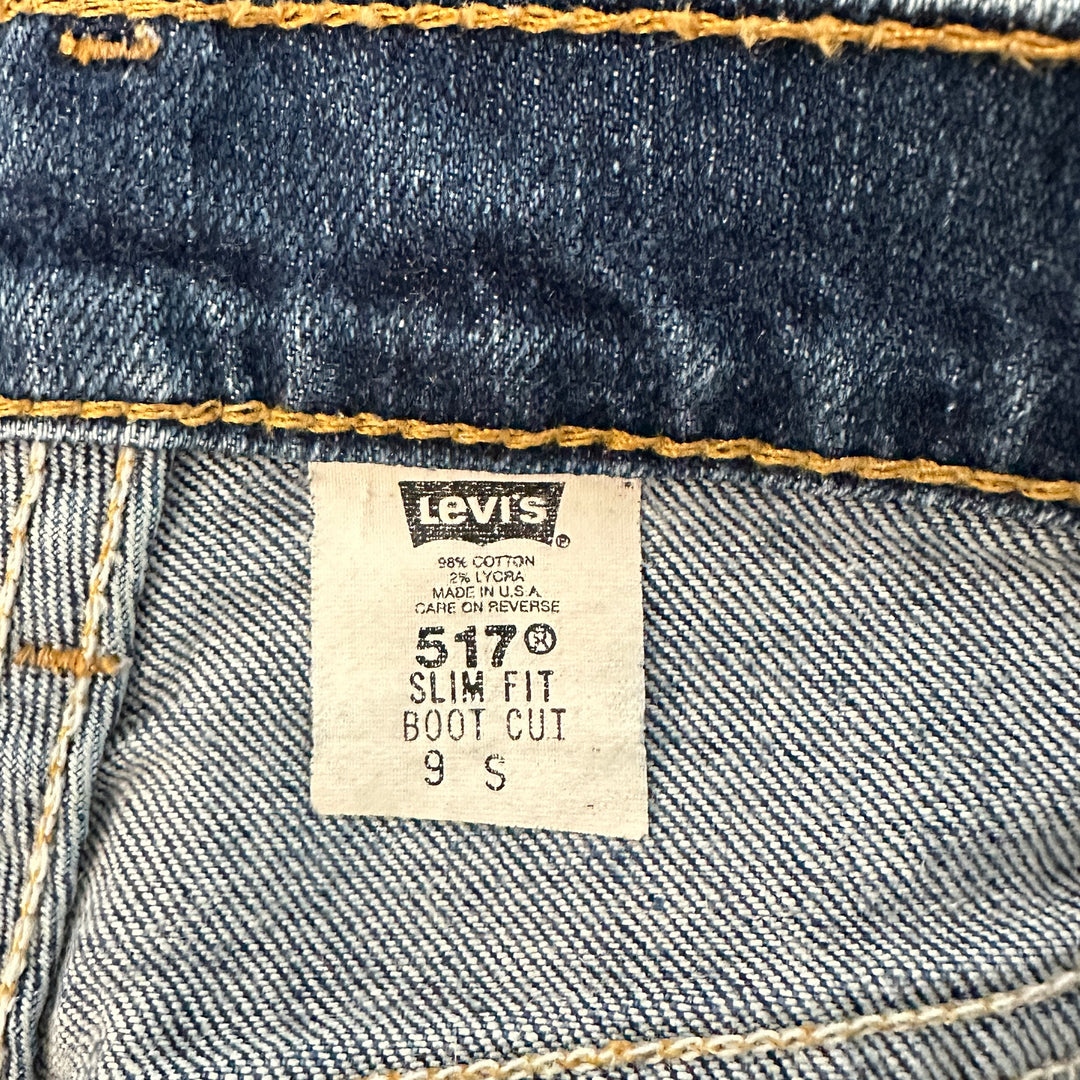 Levi's Women's Vintage 517 Slim Fit Boot Cut - 9 Short - (30x29)