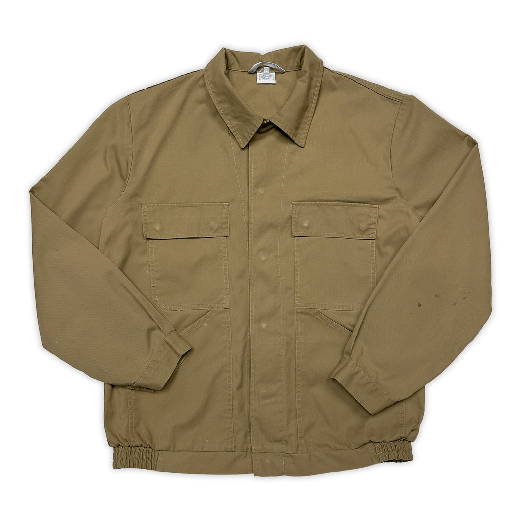 Vintage Marquardt Schulz Cotton Blend Khaki Mechanic Jacket - Large
