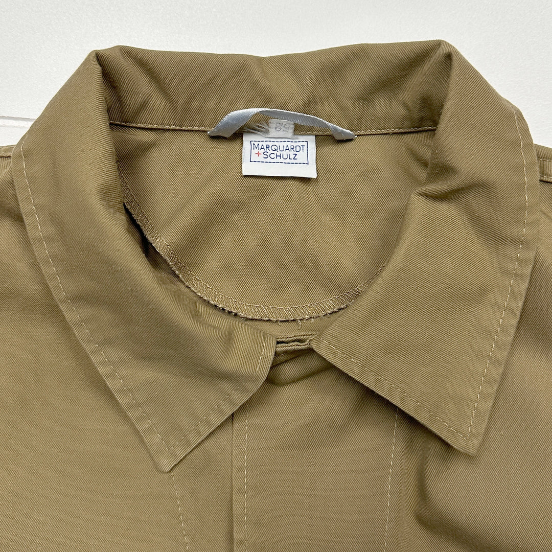 Vintage Marquardt Schulz Cotton Blend Khaki Mechanic Jacket - Large