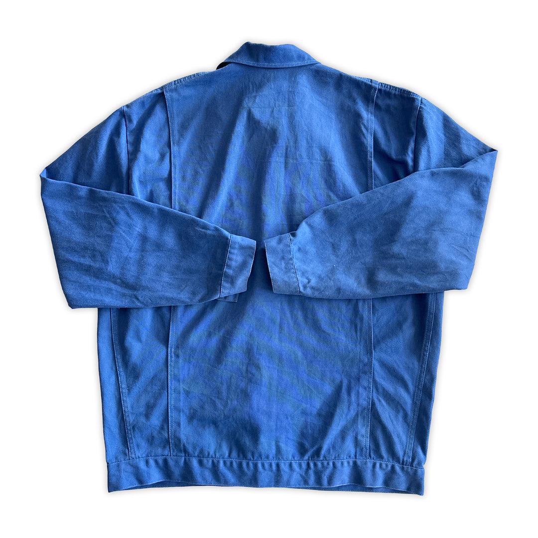 Blue French Mechanic Work Jacket - Men's Large