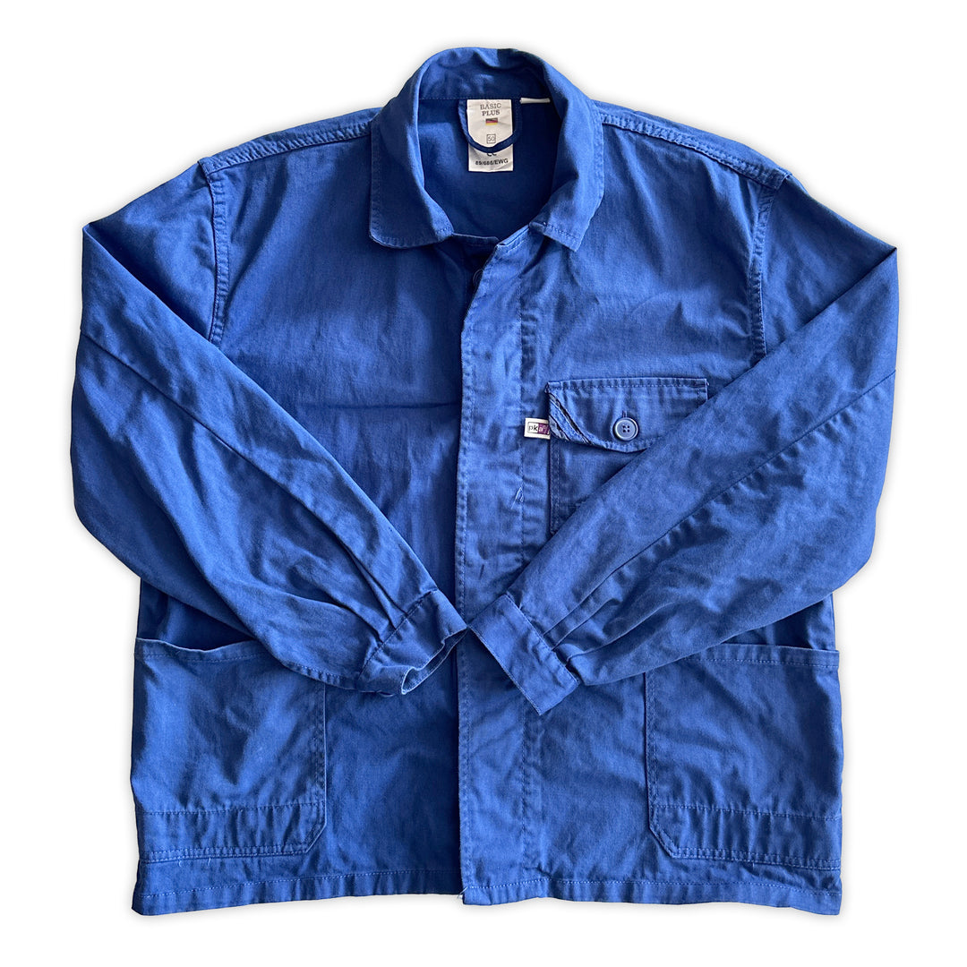 Blue European Work Jacket - Men's Large