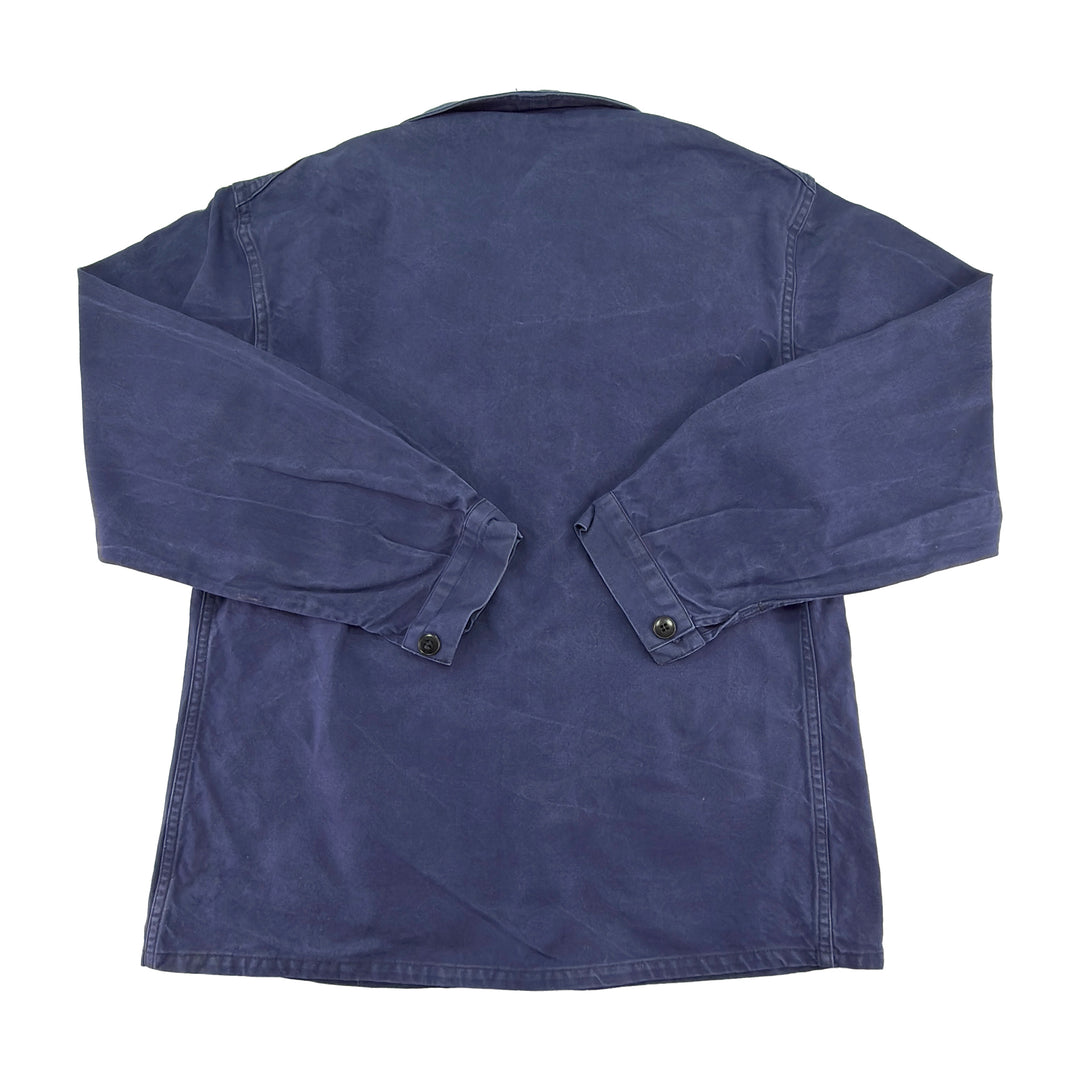 Vintage Blue French Work Jacket - Fits Men's Medium-large / Women's Large