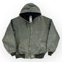 Carhartt Quilted Nylon Lined Sandstone Jacket - XL Great Lakes Reclaimed Denim