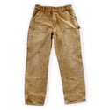 Carhartt B01 Duck Double Knee Loose Unlined Pants - USA - Men's 32x30 Great Lakes Reclaimed Denim