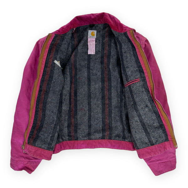 Dyed Carhartt Blanket Lined Detroit Jacket - Men's 48 (XL) Great Lakes Reclaimed Denim