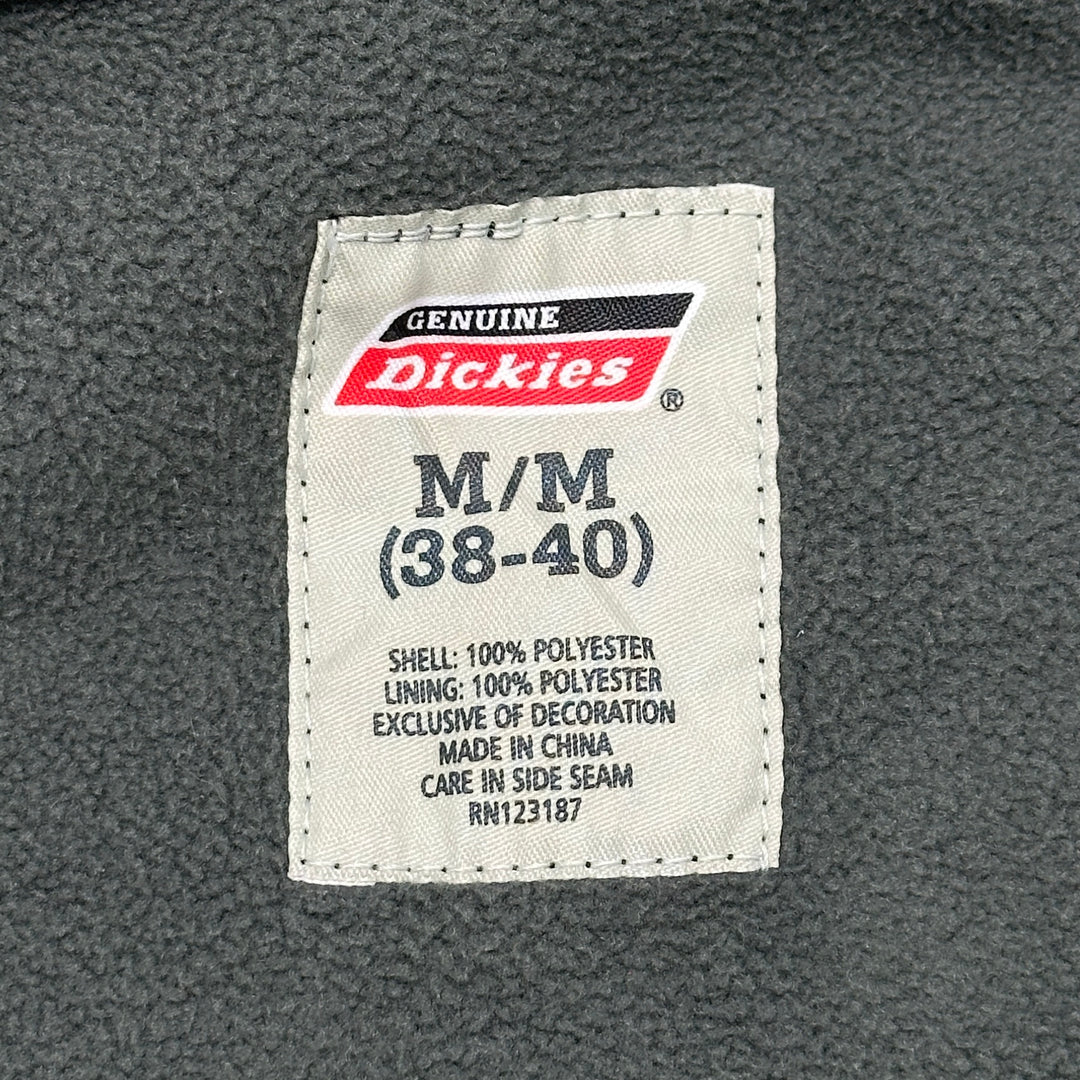 Dickies Hooded Snap Front Fleece Lined Jacket - Mens Medium