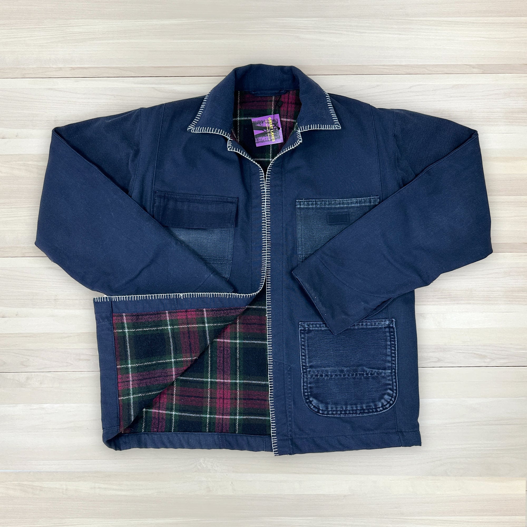 Custom Made Worker's Spring Chore Coat at Great Lakes Reclaimed Denim