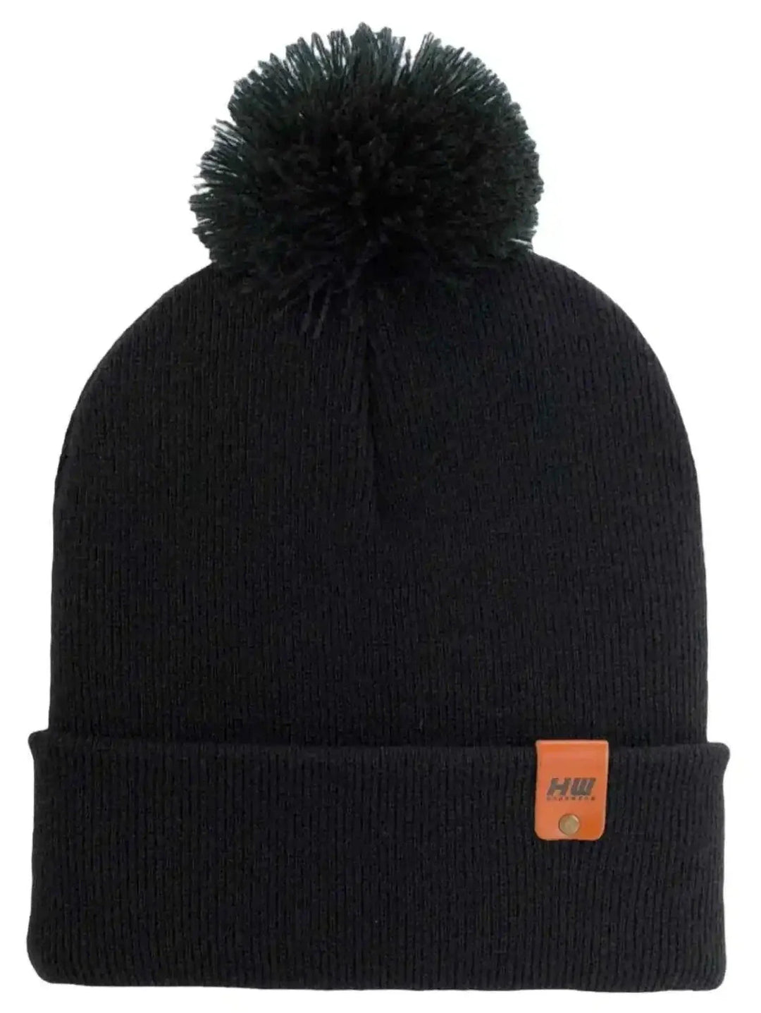 CPP1 HAAKWEAR PomPom Beanie - Made in USA - Midnight Black