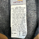 Carhartt J01 BRN Blanket Lined Detroit Jacket - Men's 46 (XL) Great Lakes Reclaimed Denim