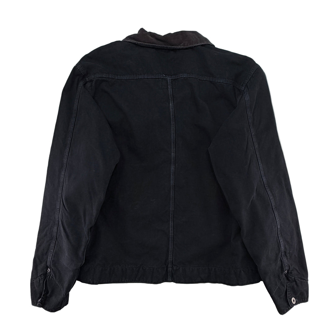 Custom Recycled Garment Dyed Worn Workwear Jacket - One of a Kind - Medium
