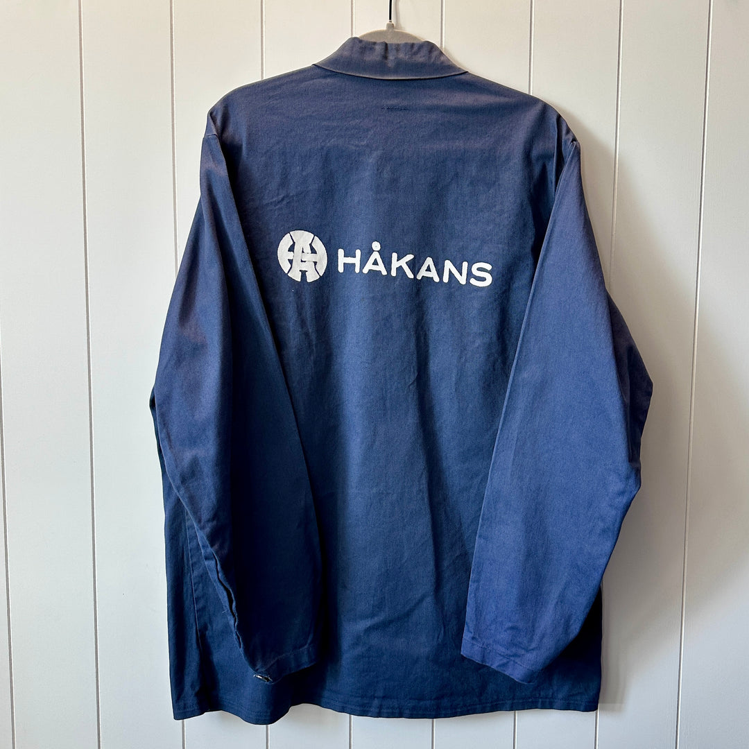 Vintage Blue European Cotton Chore Jacket - XL