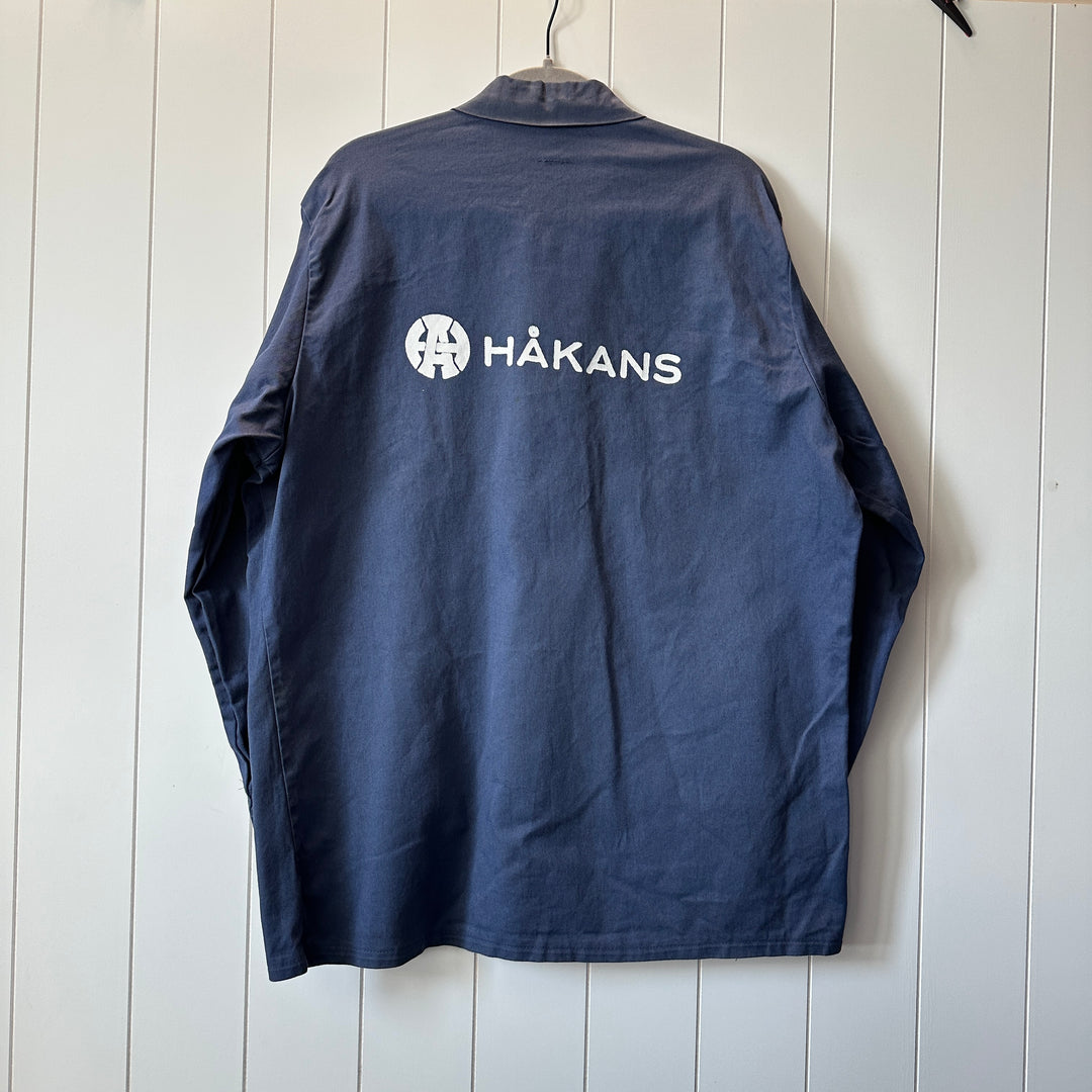 Vintage Blue European Cotton Chore Jacket - XL