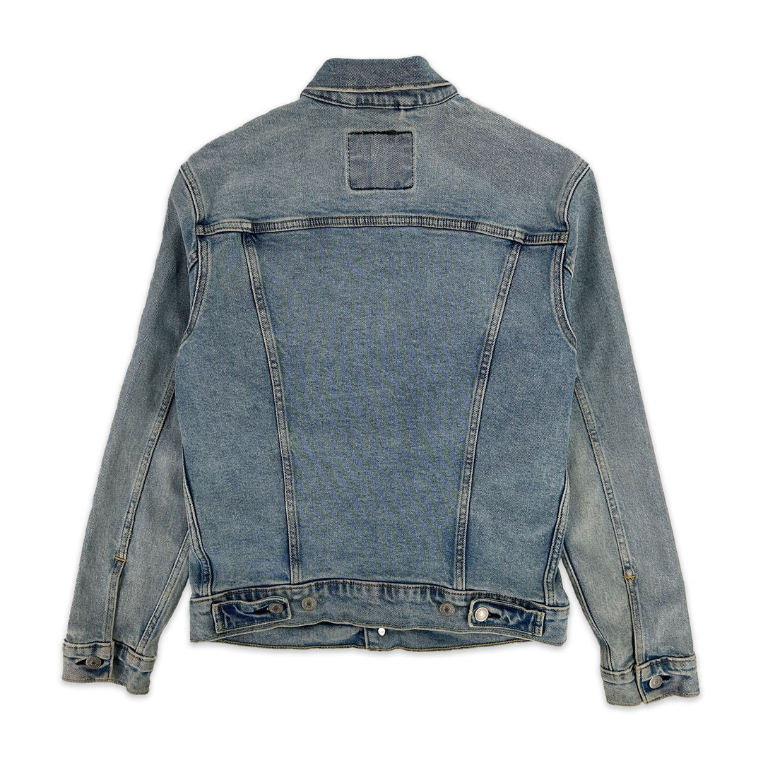 Levi's Denim Trucker Jacket - Small Great Lakes Reclaimed Denim