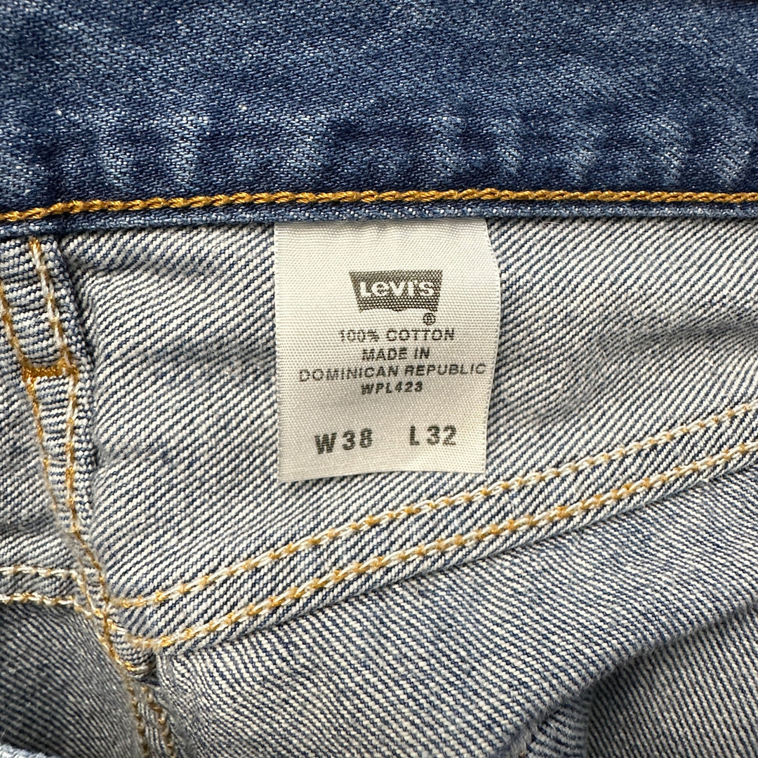 Men's Levi's 501xx Straight Leg Jeans - Tagged 38x32 / Measures: 35x30 Great Lakes Reclaimed Denim
