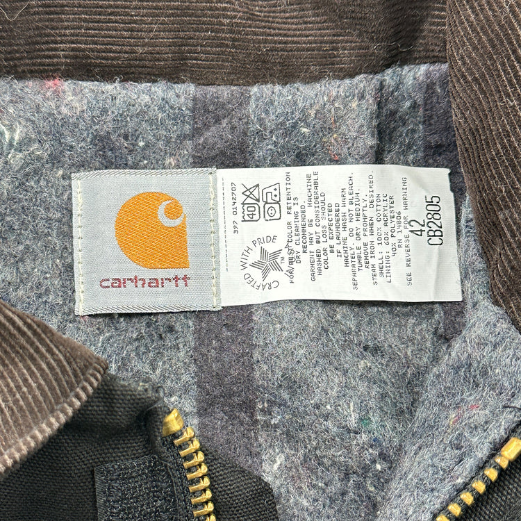 Men's Vintage CB2805 Blanket Lined Firm Duck Utility Coat - USA - 42 Tall (Medium Tall) Great Lakes Reclaimed Denim