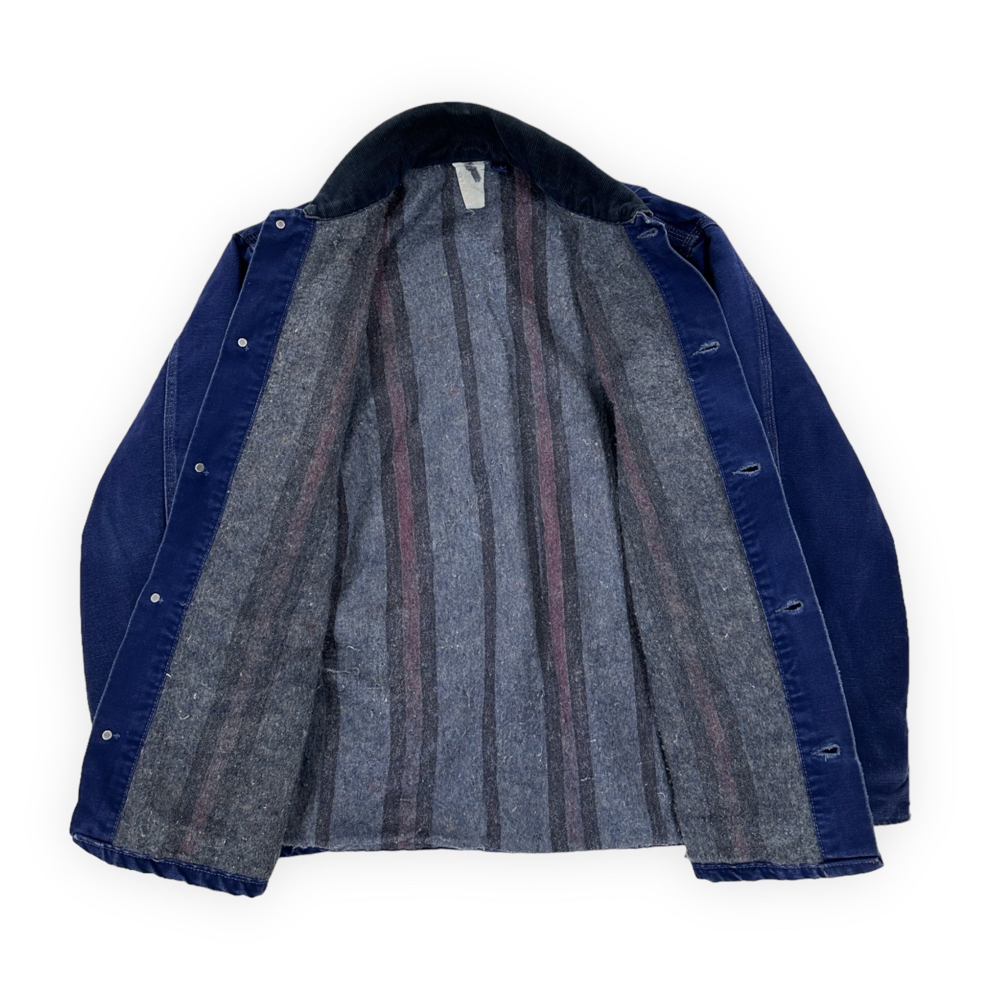 Vintage 90s Carhartt Blanket Lined Jacket - Men's Medium Great Lakes Reclaimed Denim