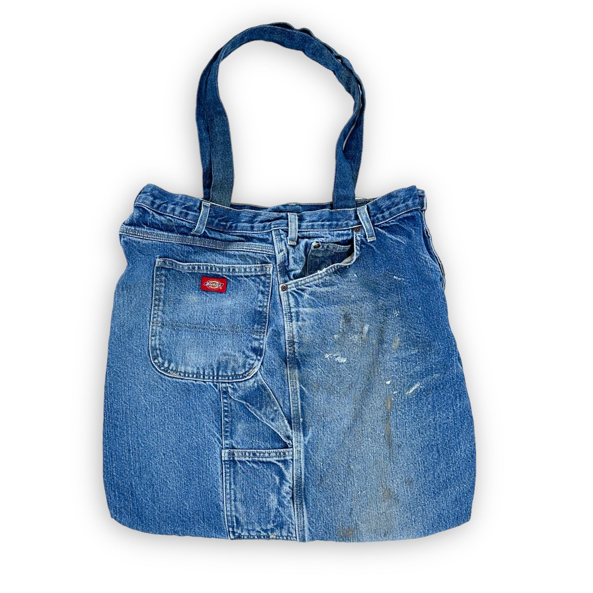 Thrashed Recycled Dickies Jean Tote Bag
