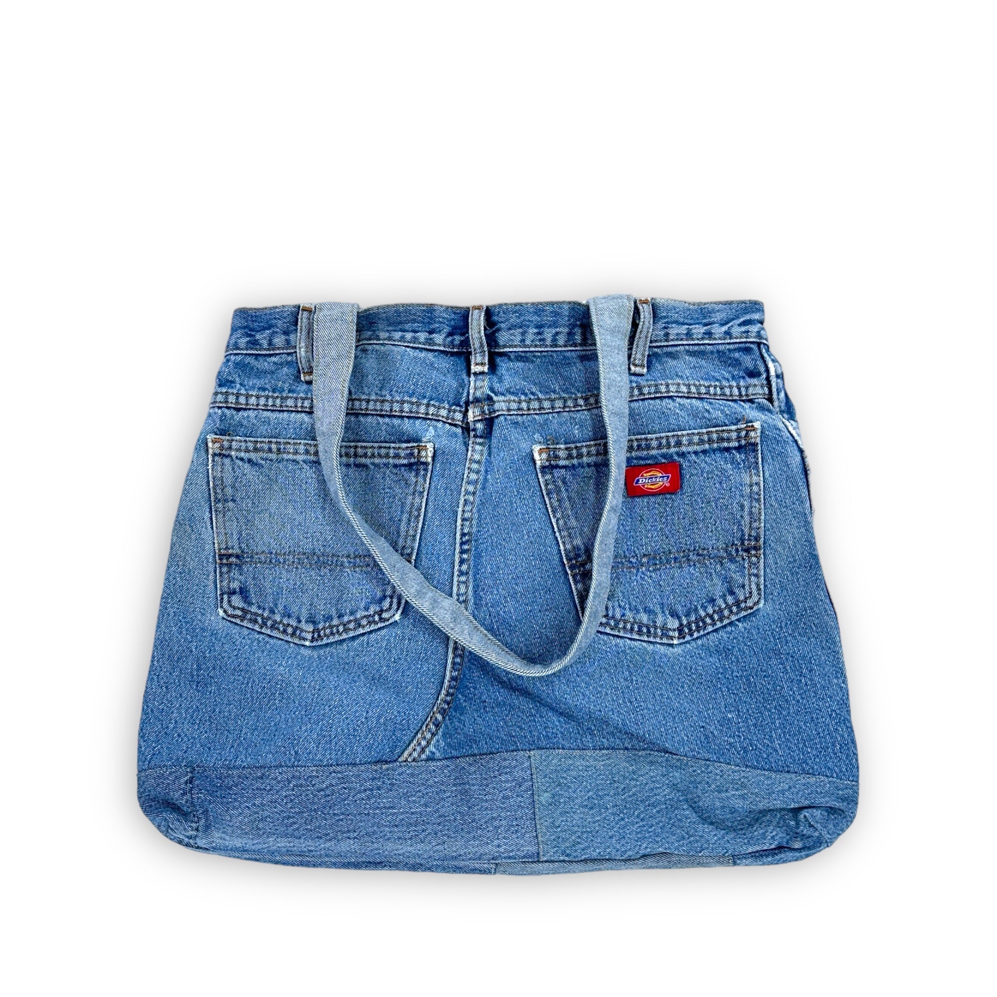 Thrashed Recycled Dickies Jean Tote Bag - 0