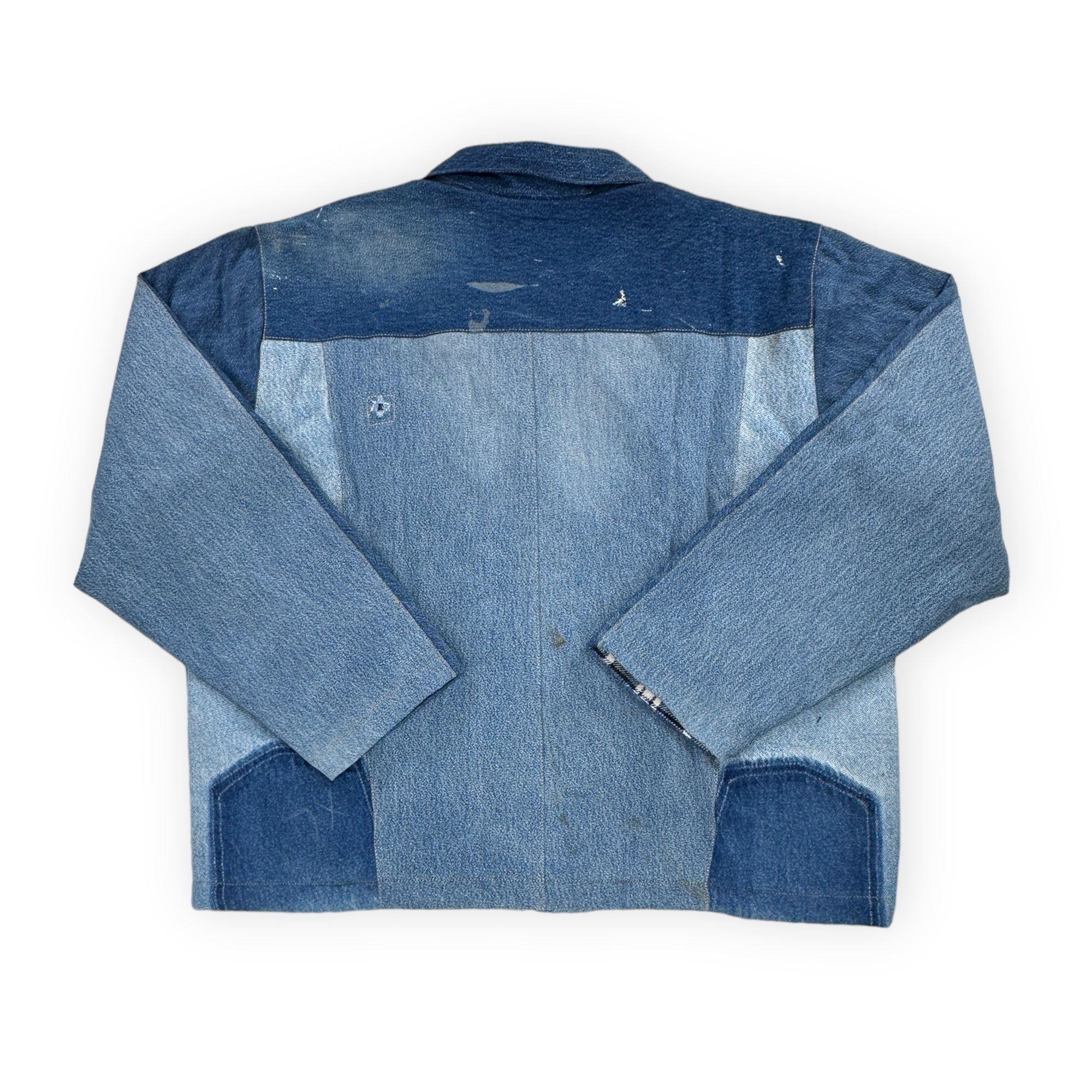 Men's Chore Coat Made From Upcycled Work Jeans - XL-2