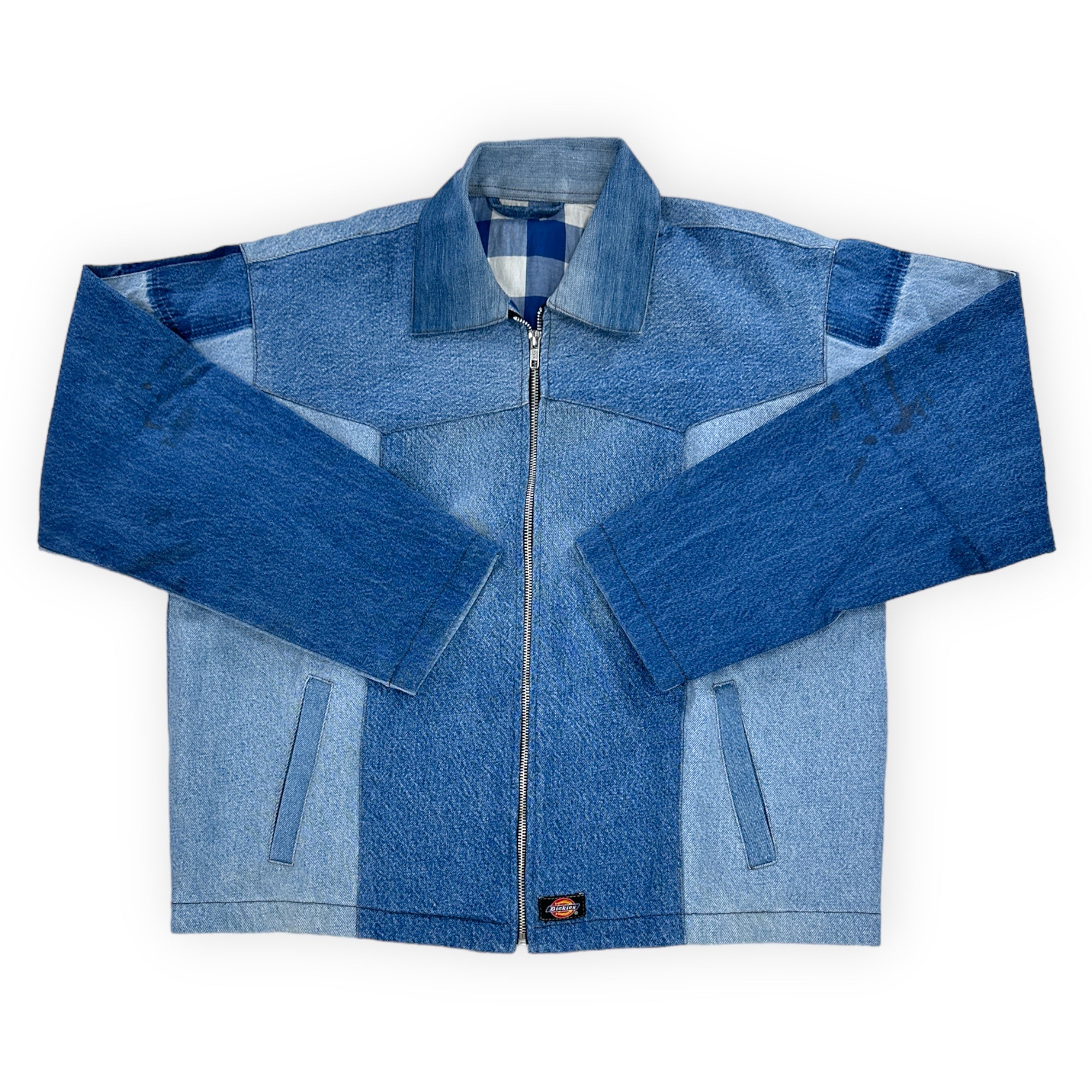 Men's Chore Coat Made From Upcycled Work Jeans - Large