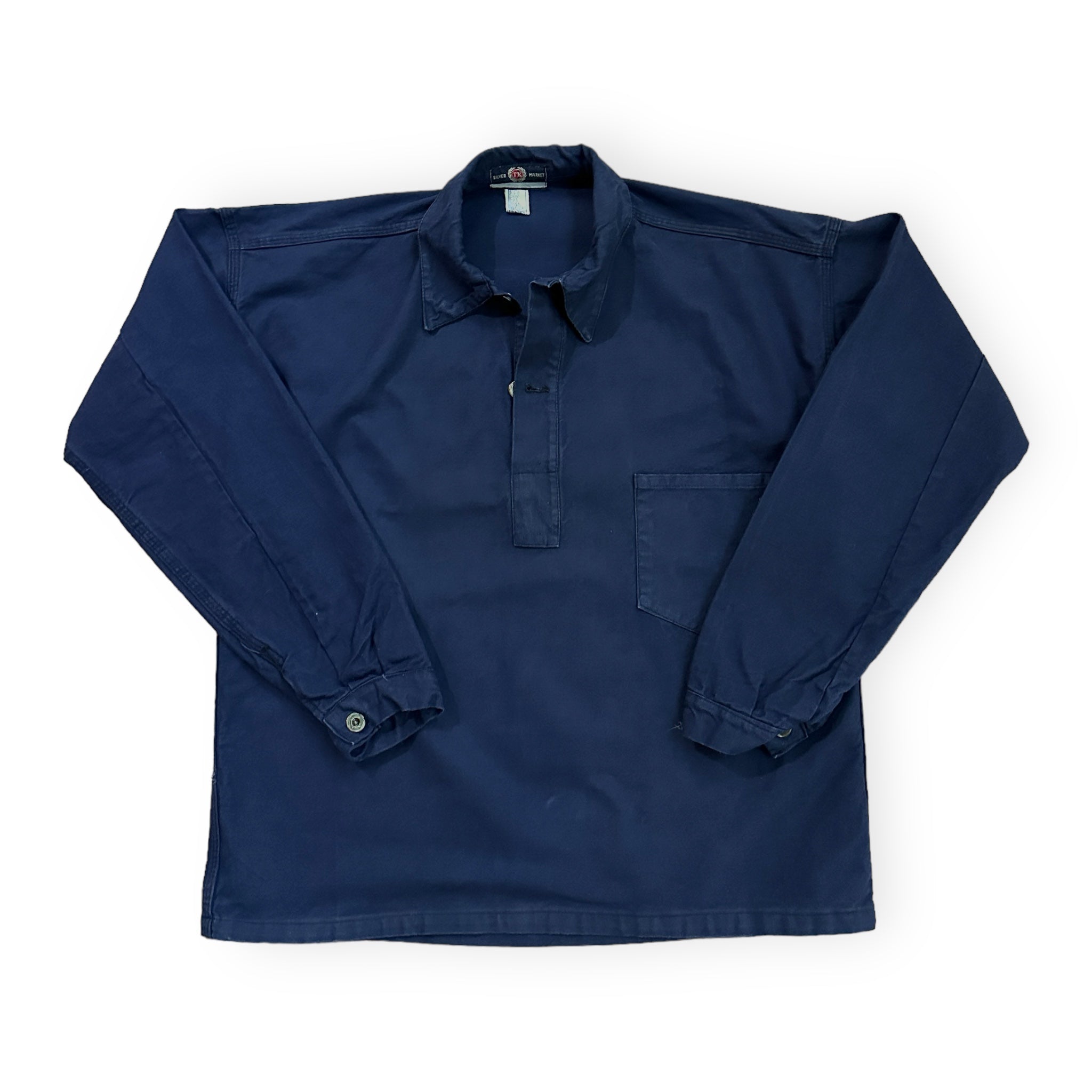 Vintage Swedish Pullover Work Jacket - Men's Medium