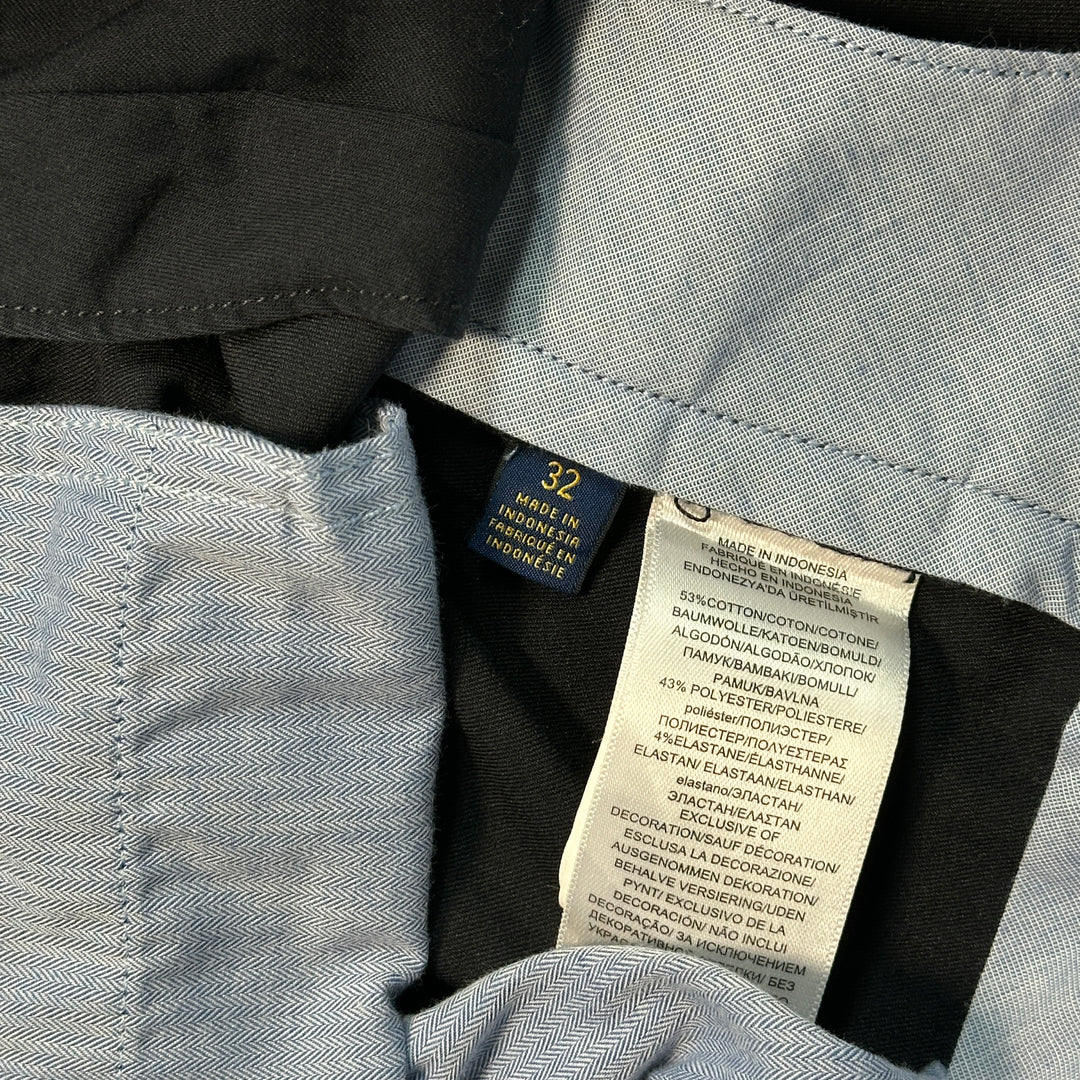 Polo Ralph Lauren Men's Black Stretch Classic Fit Shorts - 32
