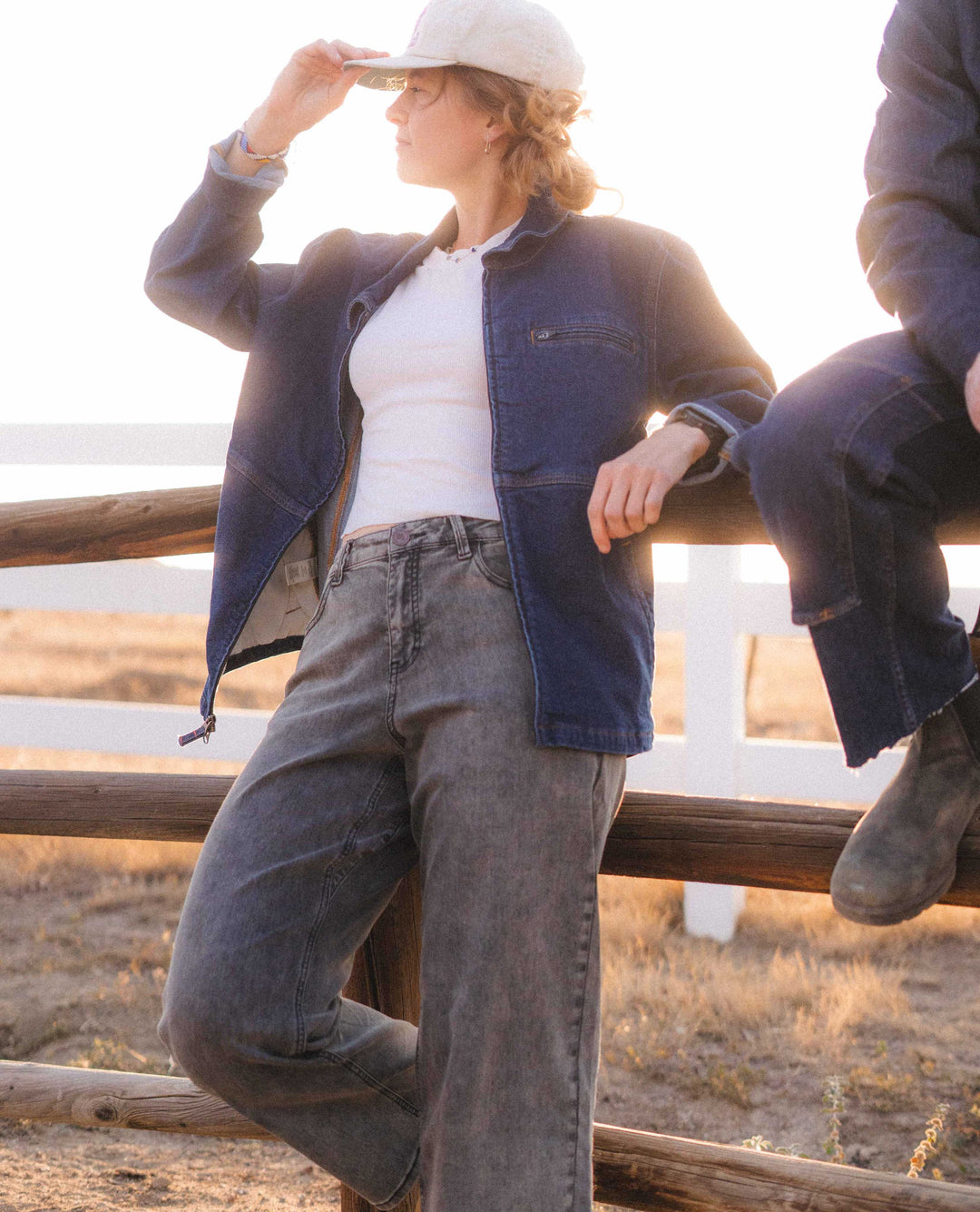 Unisex Denim Utility Jacket