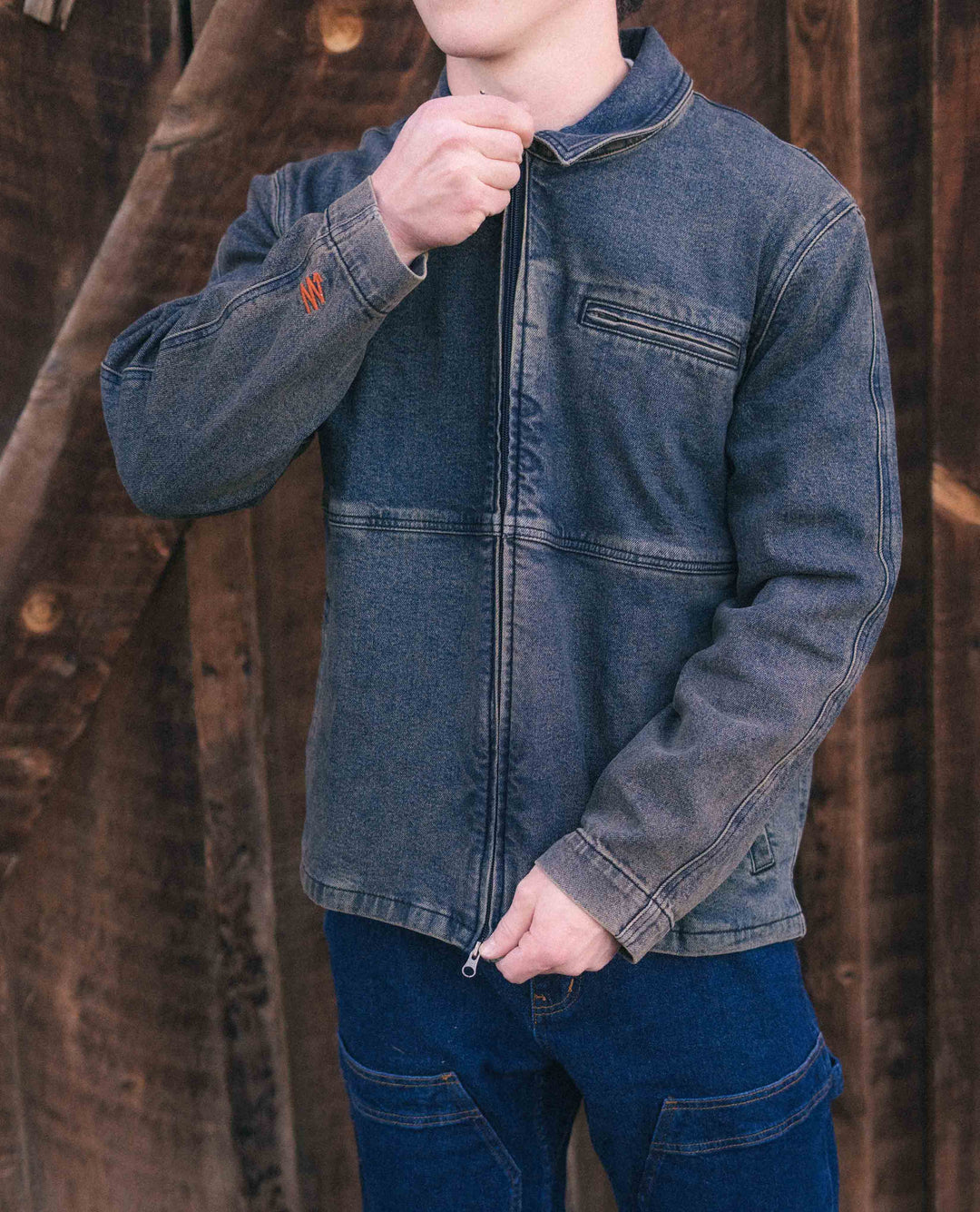 Unisex Denim Utility Jacket