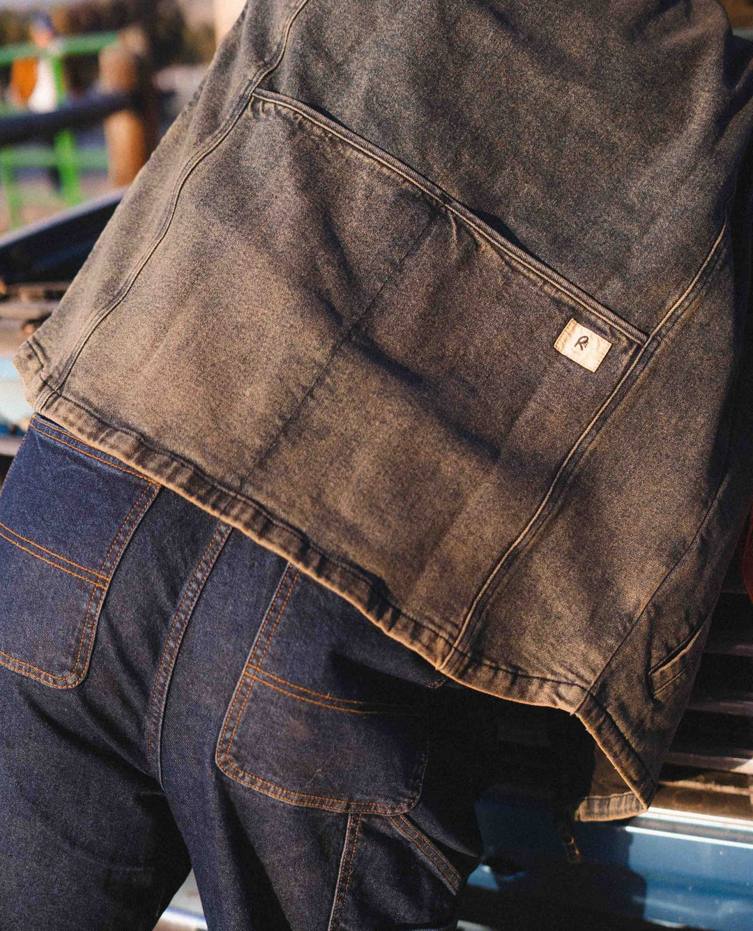 Unisex Denim Utility Jacket