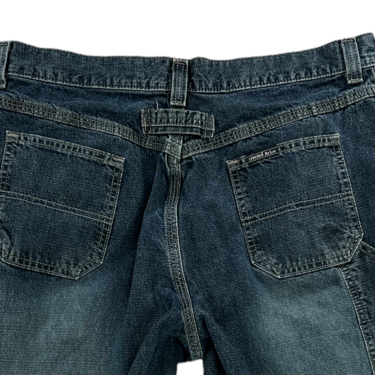 Vintage Lee Riveted Carpenter Jeans - Women's 36x32 (16 Medium)