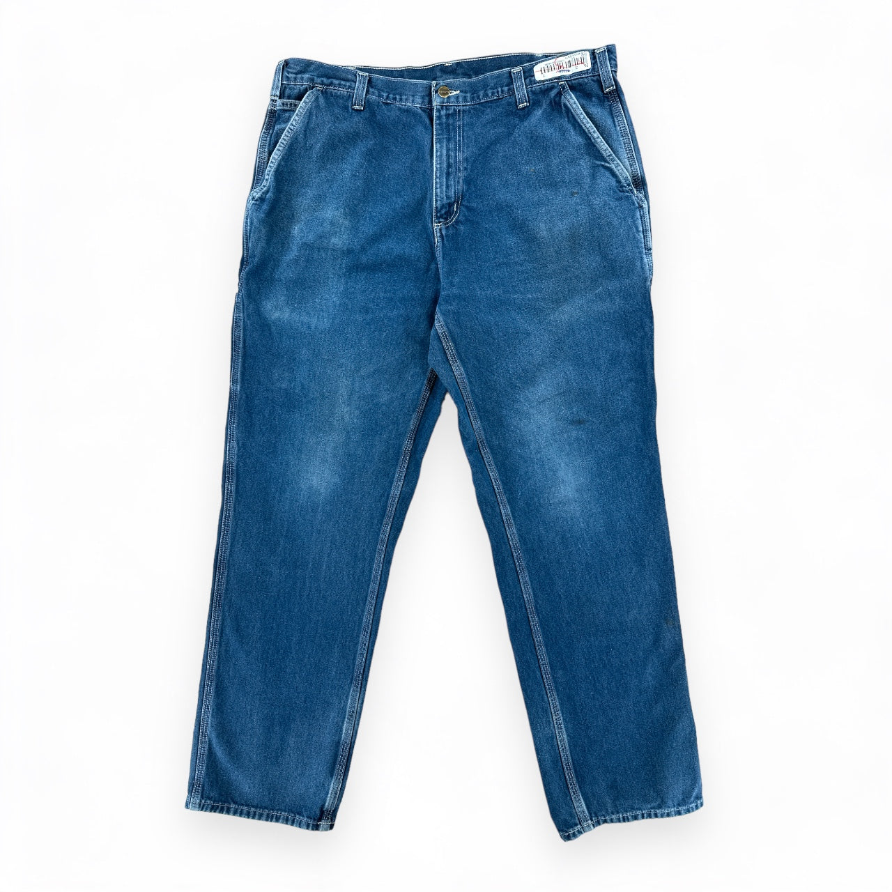 Carhartt FR Carpenters Jeans - 40x33 Great Lakes Reclaimed Denim