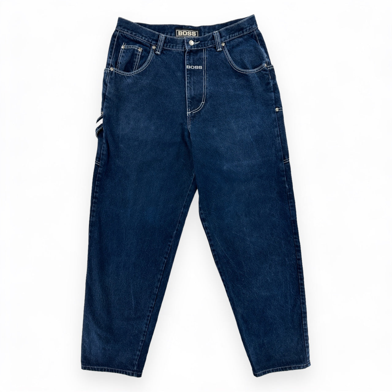 Vintage Boss Baggie Carpenter Jeans USA - 36 Long (36x34) Great Lakes Reclaimed Denim