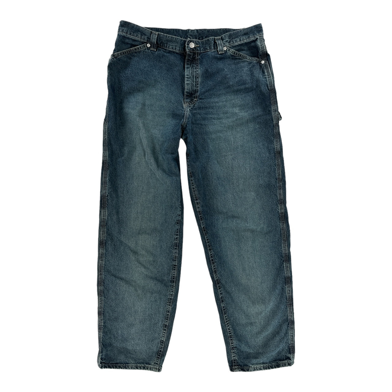 Vintage Lee Riveted Carpenter Jeans - Women's 36x32 (16 Medium)