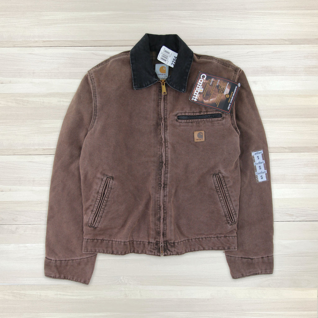 Carhartt j97 sandstone detroit jacket best sale