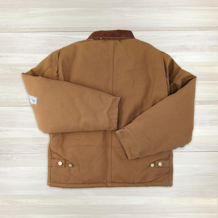 Vintage J02 BRN Carhartt Firm Duck Traditional Jacket - 40 (medium) Great Lakes Reclaimed Denim