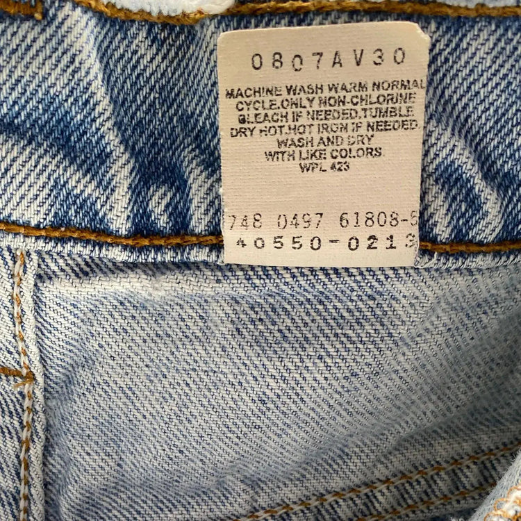 Vintage Levi's 550 Relaxed Fit - Mens 35x34 Great Lakes Reclaimed Denim