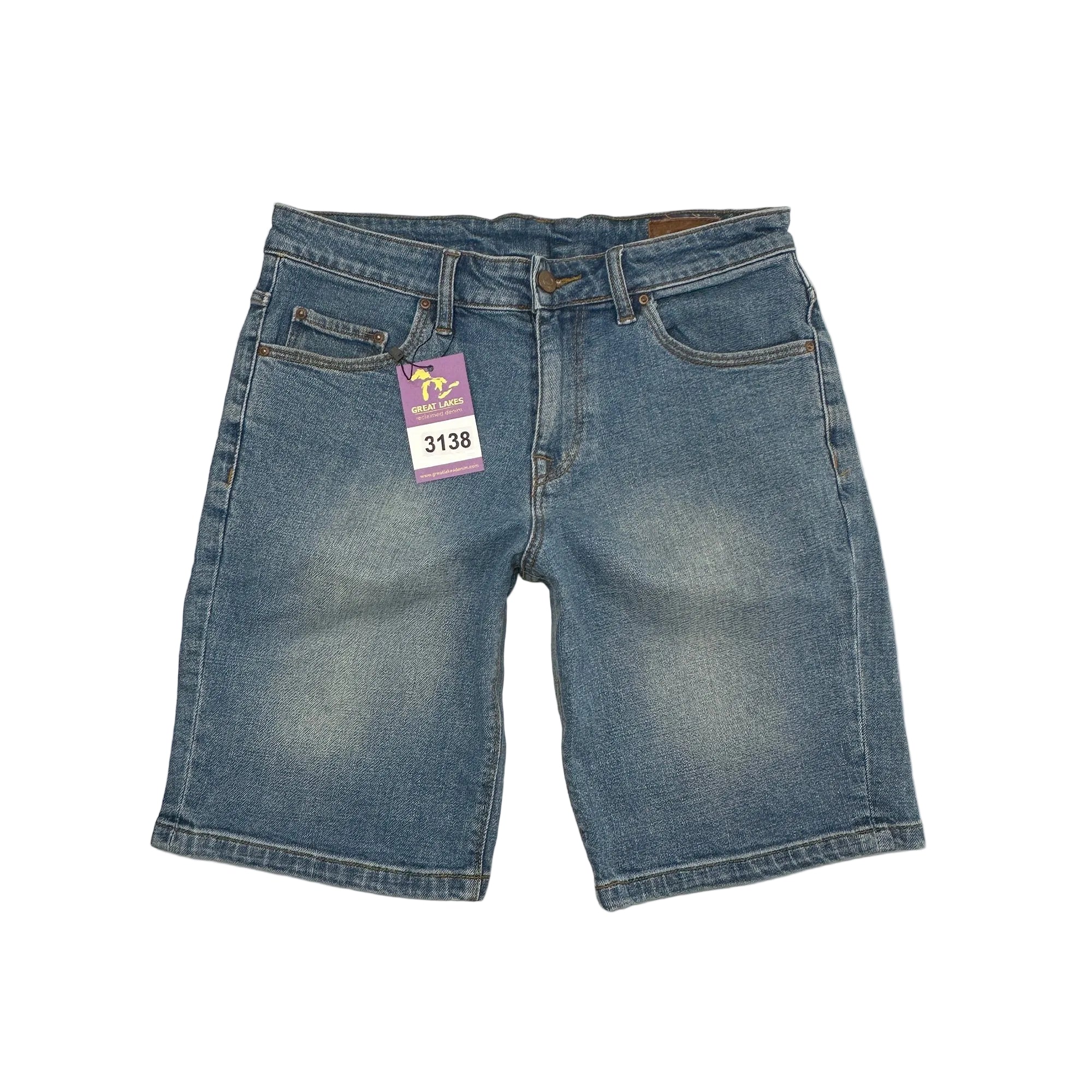 Asos Shorts SKU: 3138 - Great Lakes Reclaimed Denim