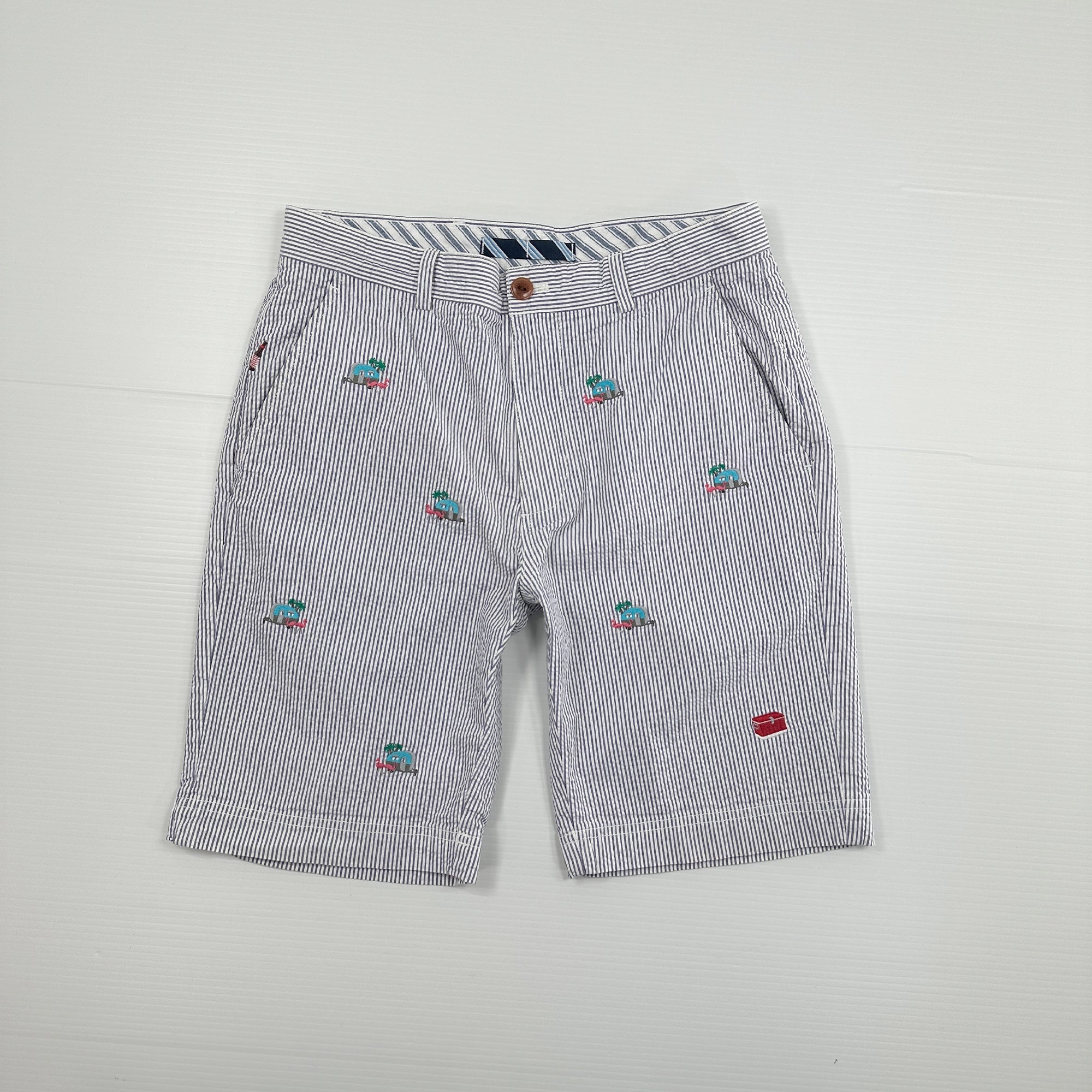 Brooks Brothers Red Fleece Shorts SKU: 2943 - Great Lakes Reclaimed Denim