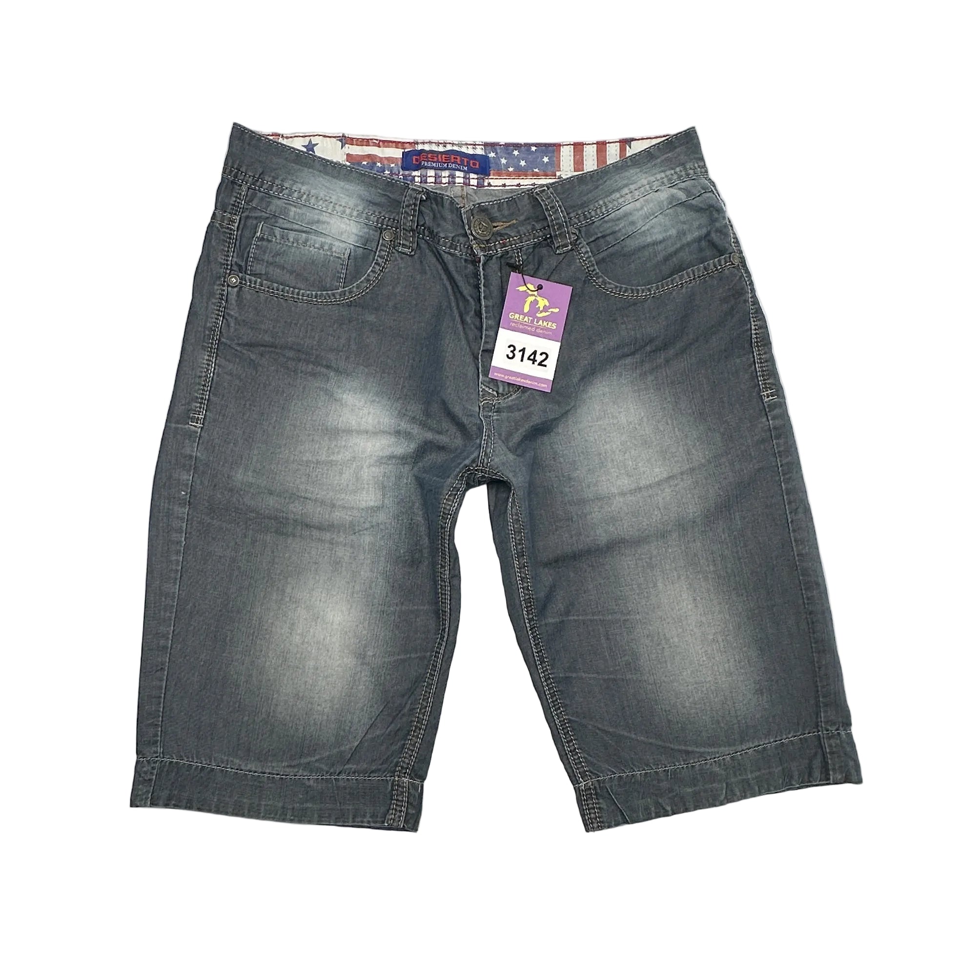 Desierto Shorts SKU: 3142 - Great Lakes Reclaimed Denim