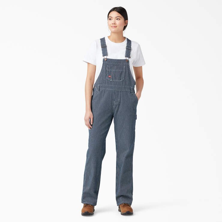 Dickies Overalls SKU: womens-relaxed-fit-bib-overalls-fb20614 - Great Lakes Reclaimed Denim