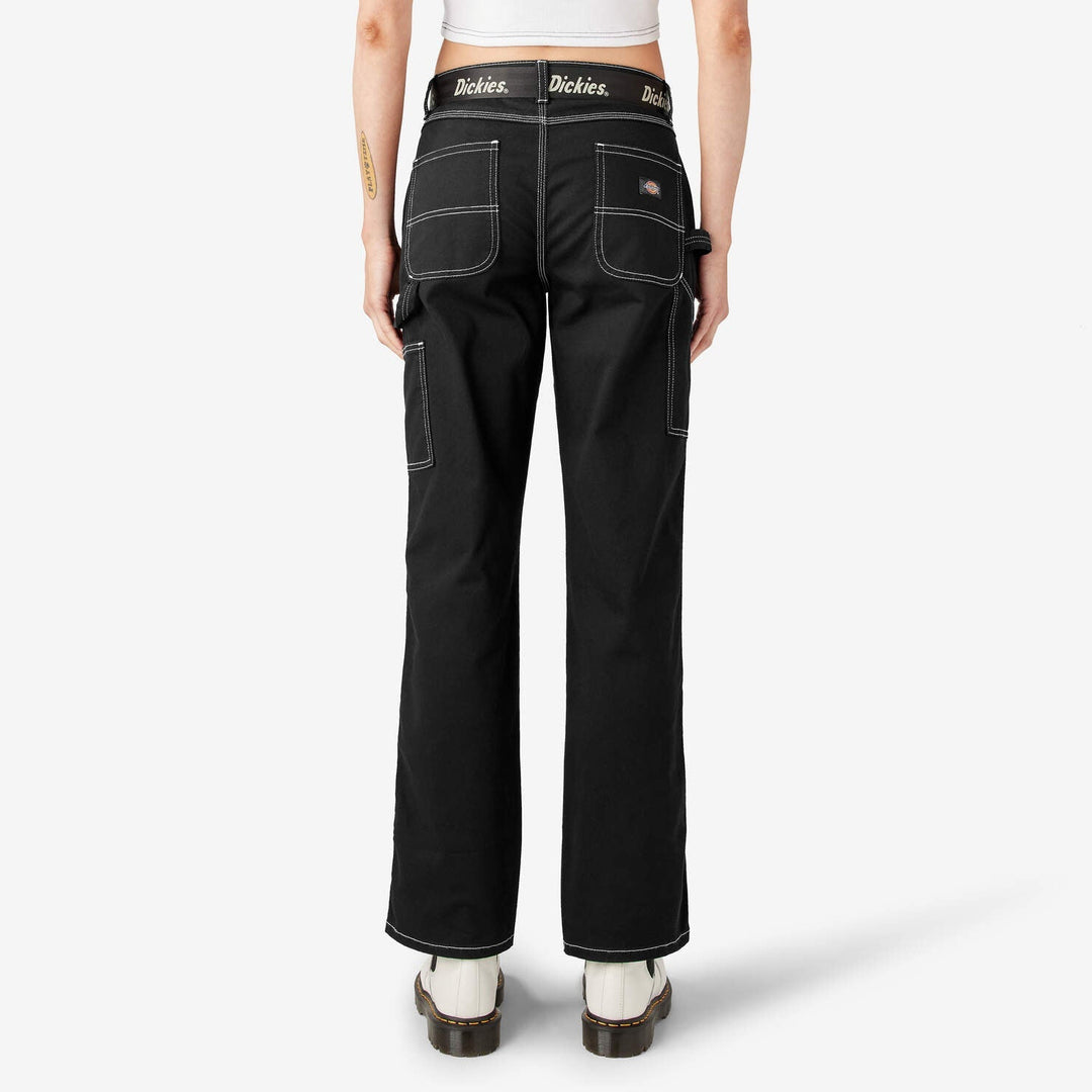 Dickies Pants SKU: womens-relaxed-fit-carpenter-pants-fpr5165 - Great Lakes Reclaimed Denim