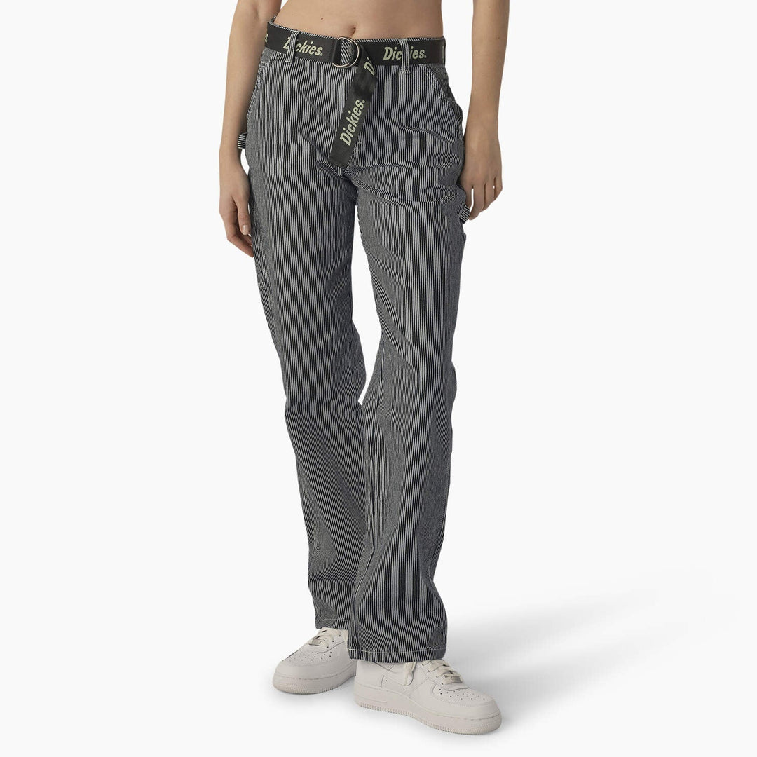Dickies Pants SKU: womens-relaxed-fit-carpenter-pants-fpr5166 - Great Lakes Reclaimed Denim