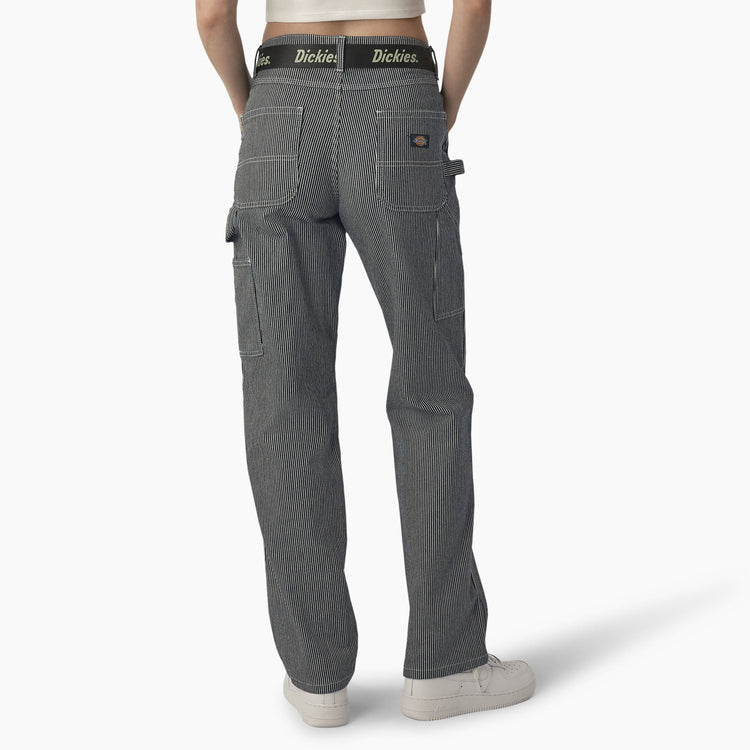 Dickies Pants SKU: womens-relaxed-fit-carpenter-pants-fpr5166 - Great Lakes Reclaimed Denim