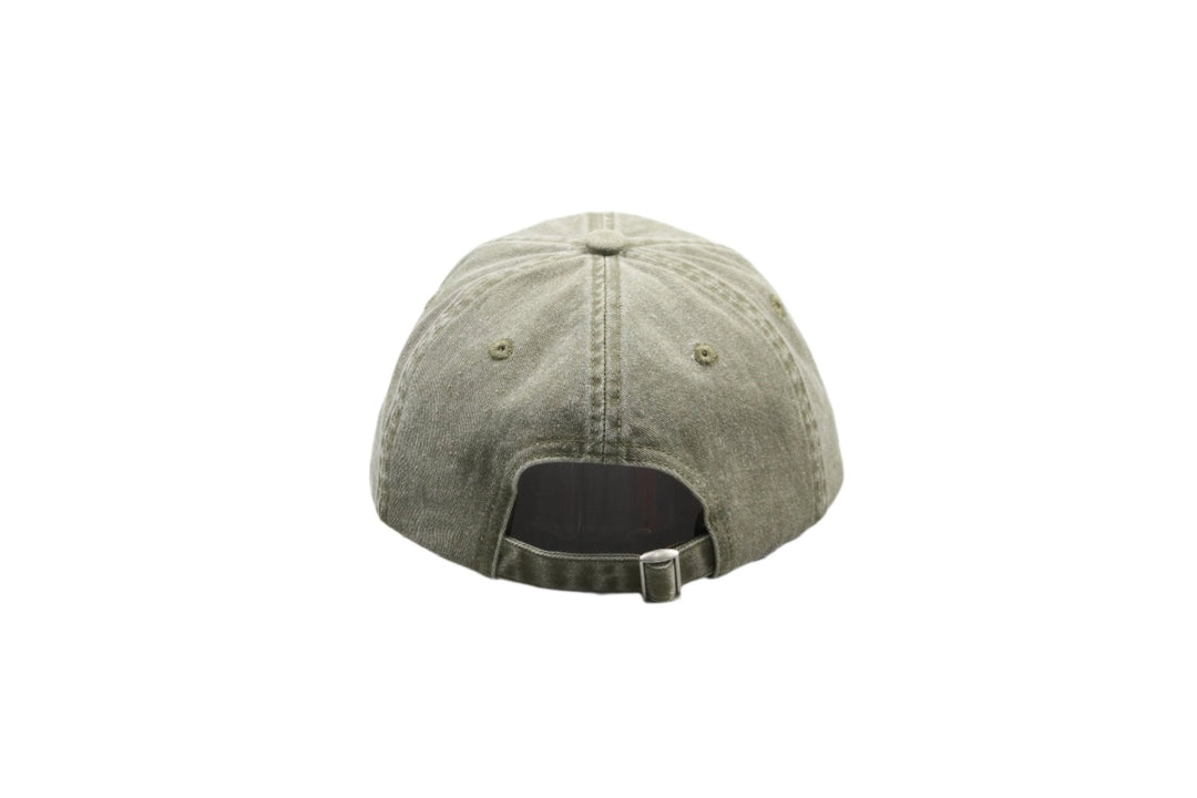 Saint Perry Distressed Olive Green Cap