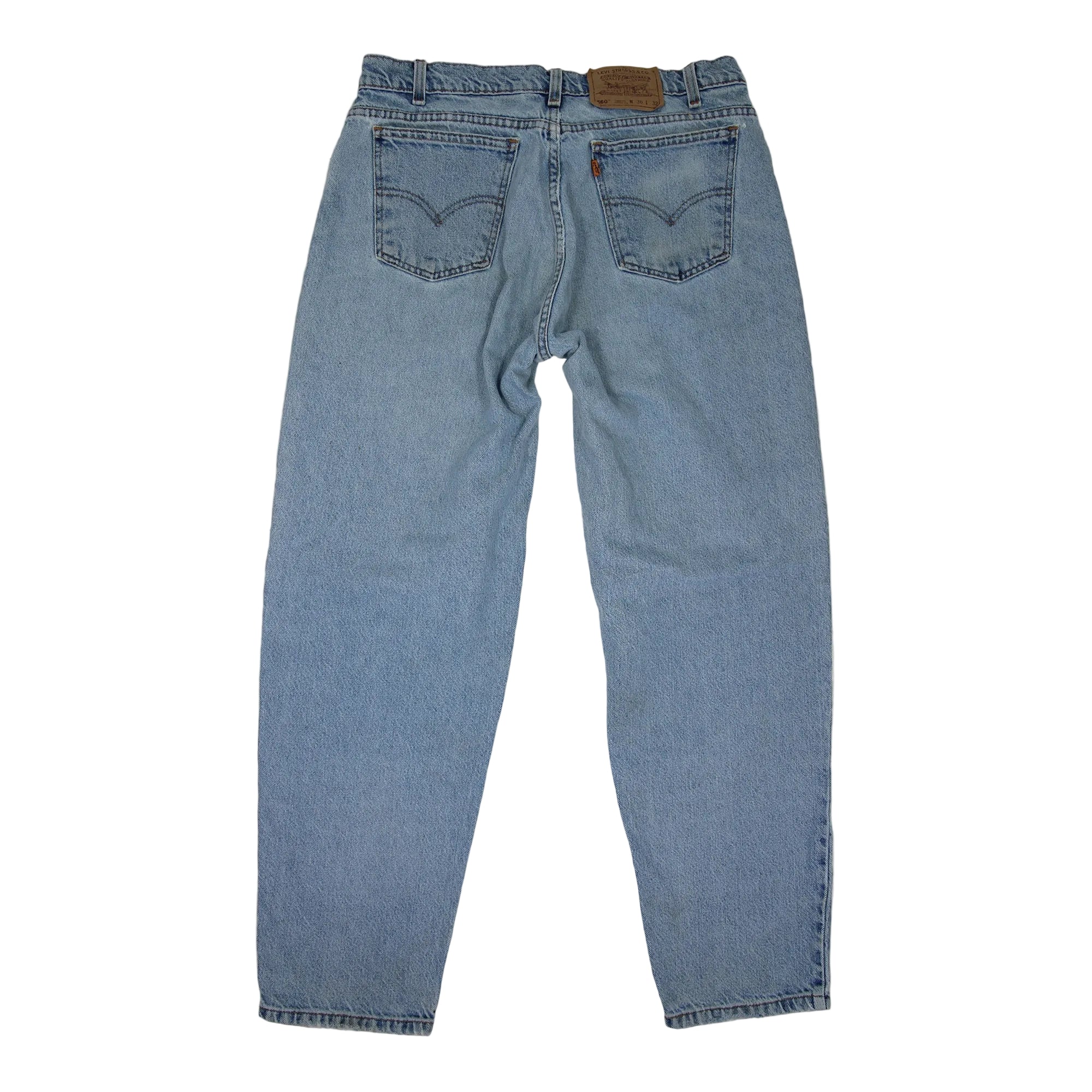 ろ*ん様 90’s Levis 560 LOOSE FIT STRAIGHT L Distressed Vintage 90s Levi's 560 Loose Fit Tapered Leg Jeans
