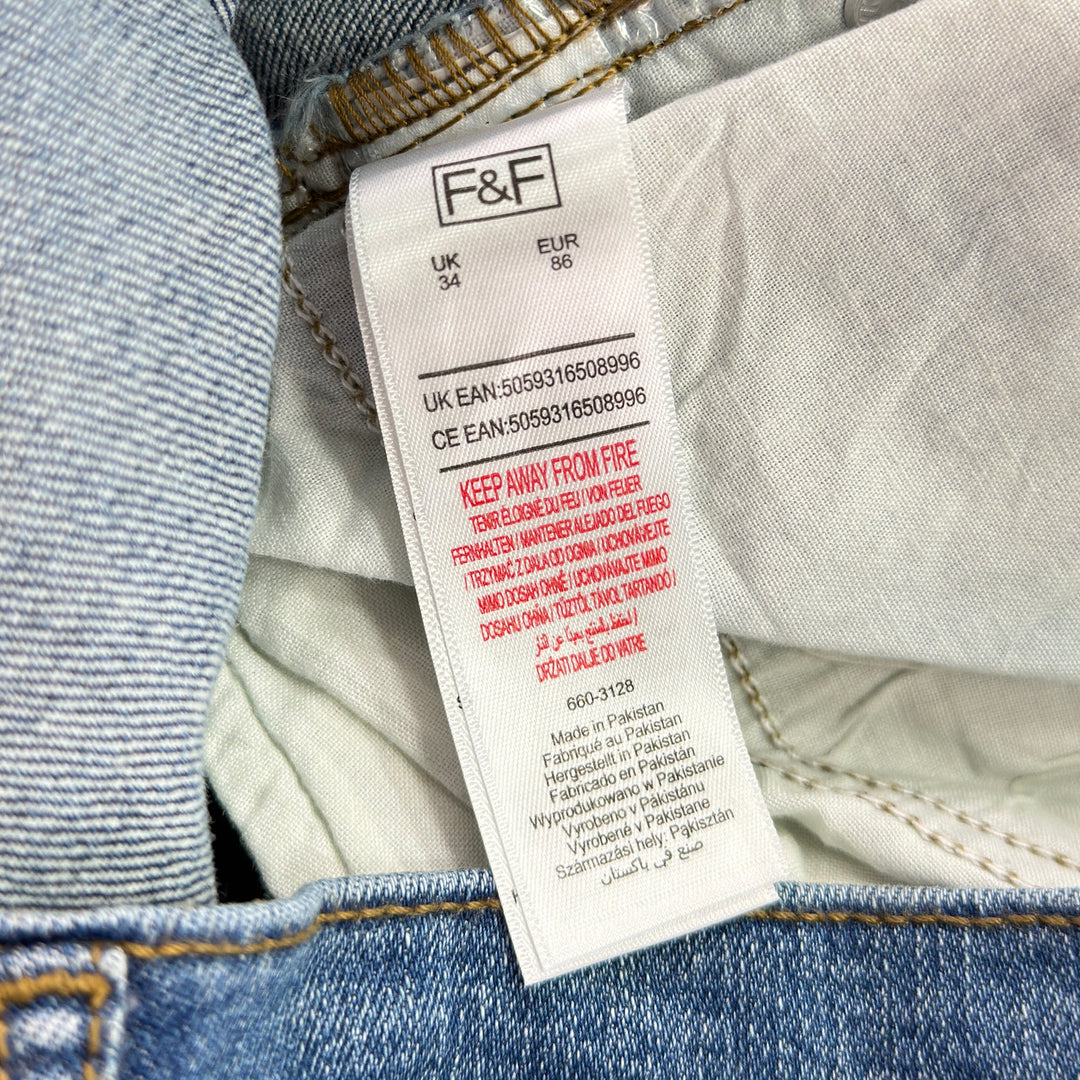 F&F Shorts SKU: 1551 - Great Lakes Reclaimed Denim