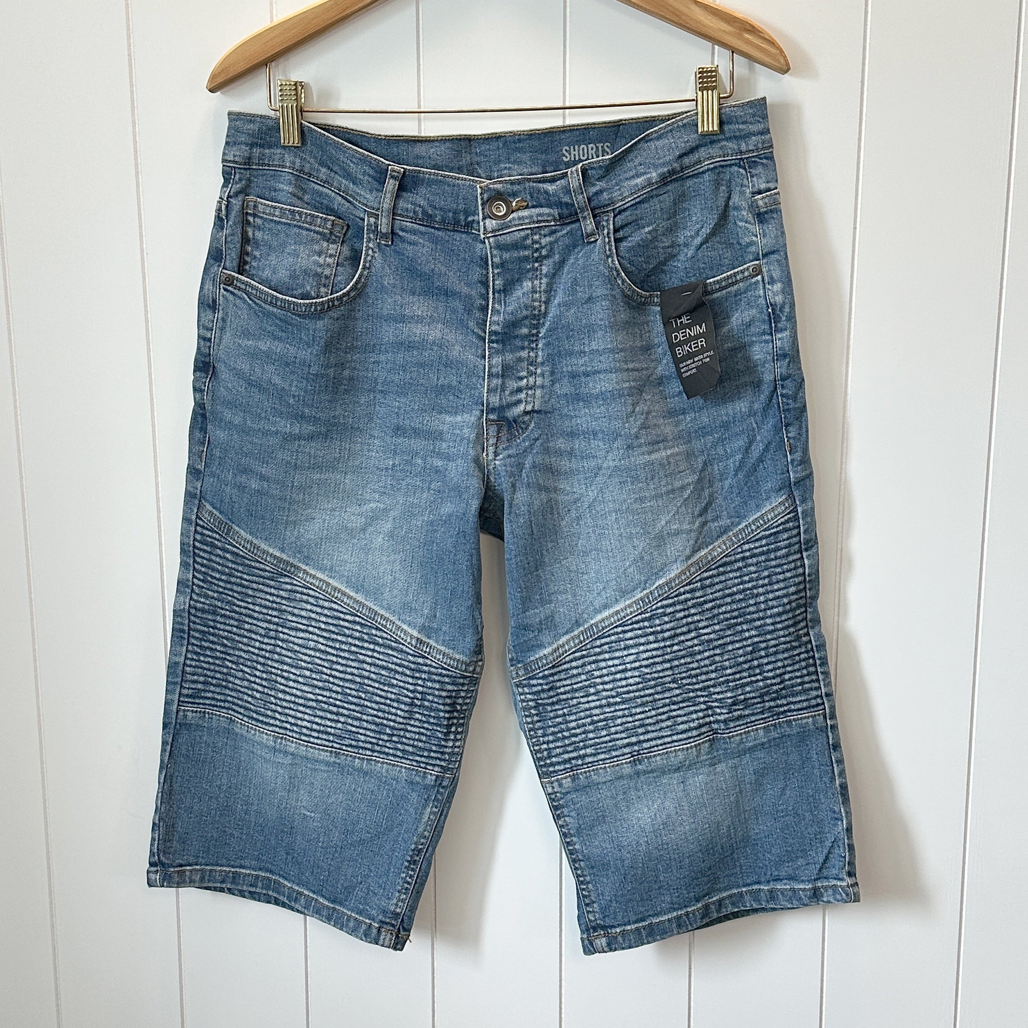 F&F Shorts SKU: 3122 - Great Lakes Reclaimed Denim
