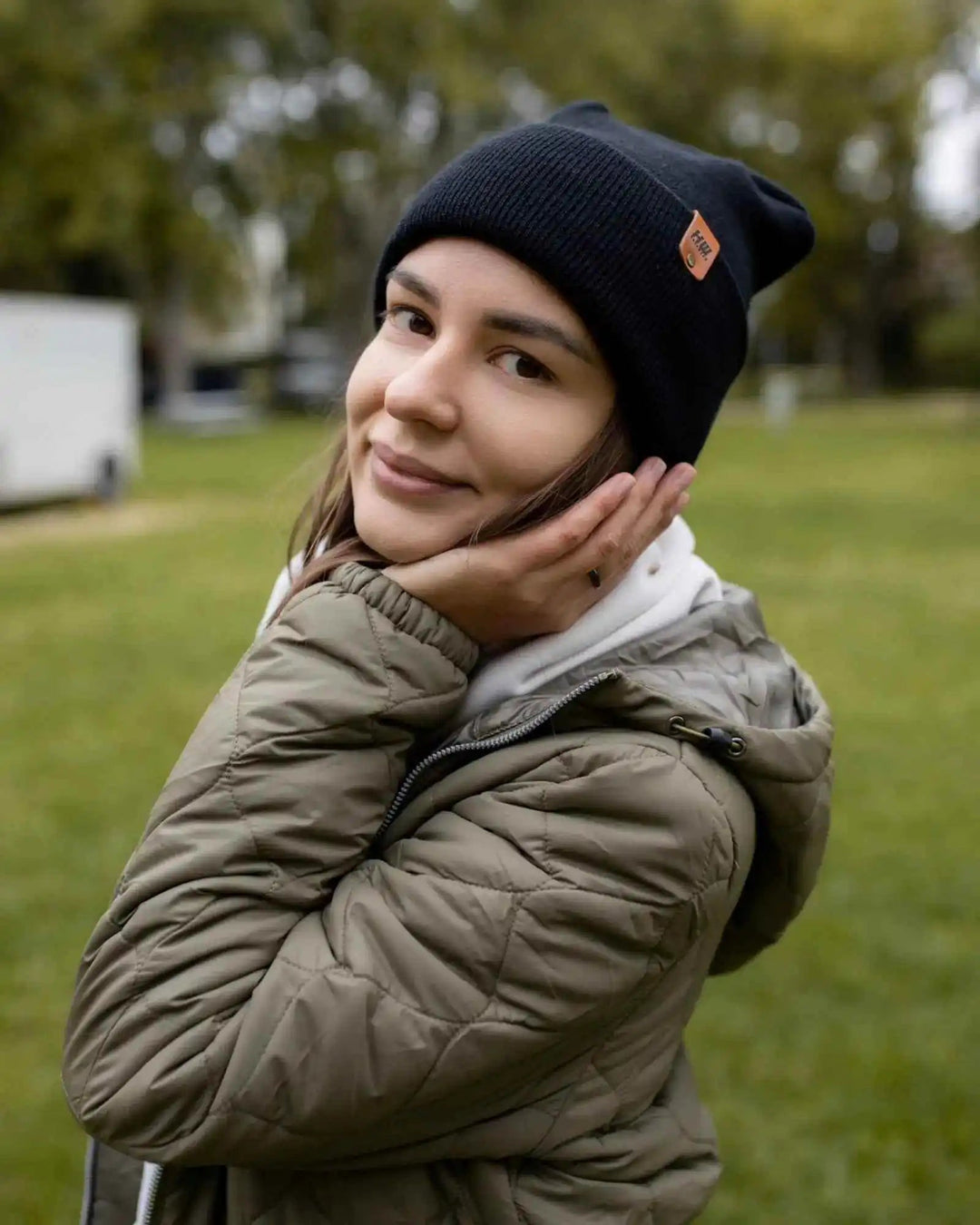 HAAKWEAR USA Beanies SKU: HWCCHS1BK - Great Lakes Reclaimed Denim