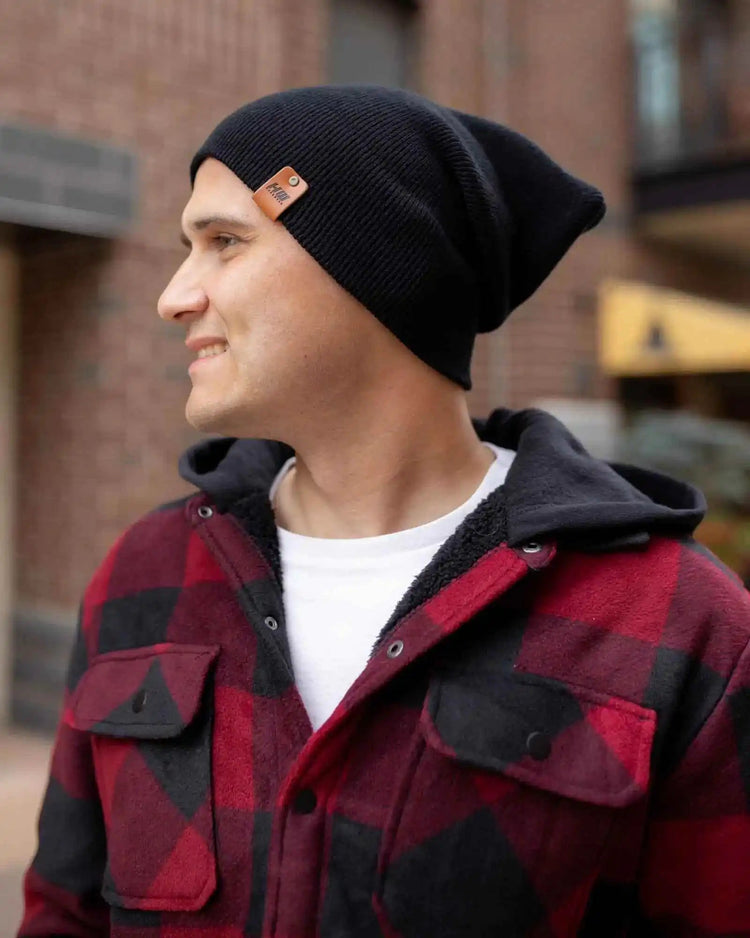 HAAKWEAR USA Beanies SKU: HWCCHS1BK - Great Lakes Reclaimed Denim